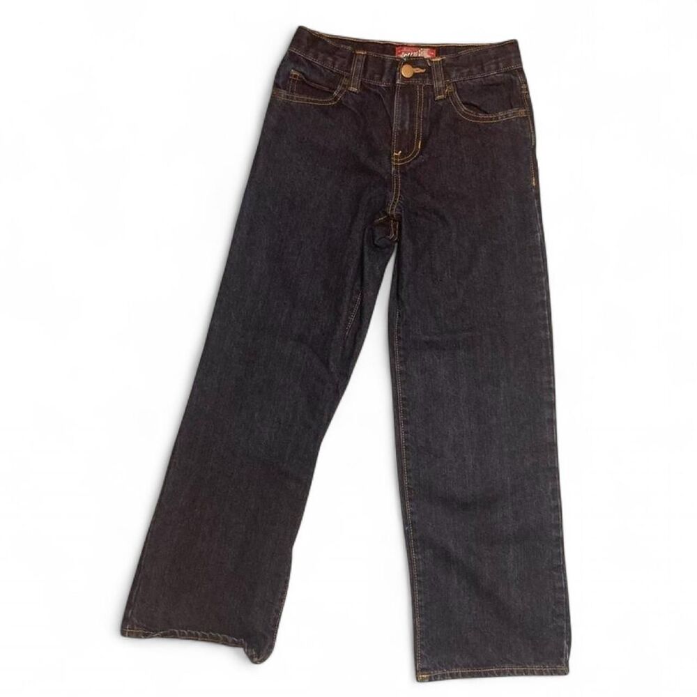 Boys Sz 10 Old Navy Dark Blue Jeans, Snap, Adjustable